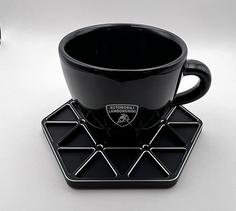 Isocoaster with espresso cup