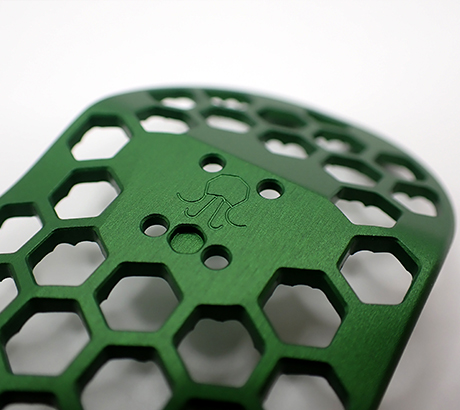 Precision lasered grip tape.